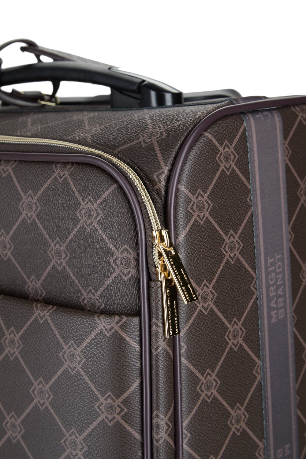 Kuffert m.hjul - brun